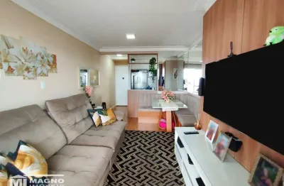 Ap luxuoso semi-mobiliado na região privilegiada da penha, com 3 dormitórios sendo 1 suíte e 1 vaga