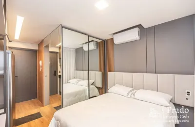 Studio para venda, 19m² privativos, próximo á  praça do japão,  água verde, curitiba, pr