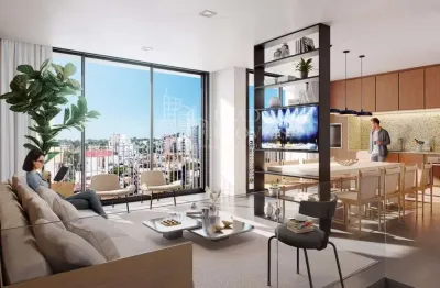 Lançamento á venda 78m² com 2 dormitórios 1 vaga, batel, curitiba, pr