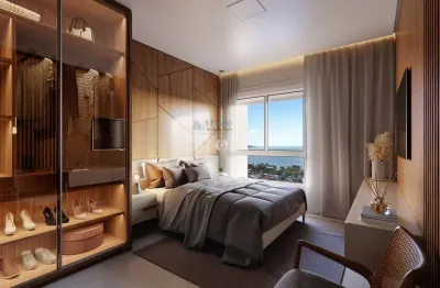 Lançamento à venda,79m² privativos, 2 dormitórios 1 sendo suíte, 1 vaga, centro, penha, sc