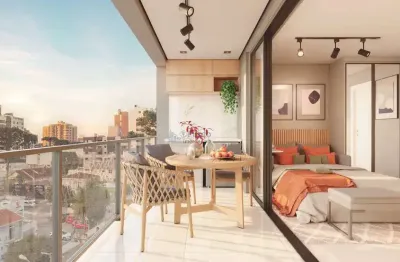 Lançamento  à venda,   studio 30 m² privativos, 1 dormitório,água verde, curitiba, pr