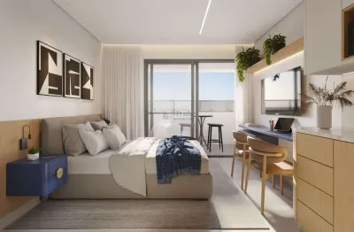 Lançamento à venda, 28m² privativos, 1 dormitório, sacada com churrassqueira, capão raso, curitiba,