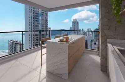 Lançamento à venda, 186 m² privativos, 4 suítes, 3 vagas, centro, balneário camboriú, sc