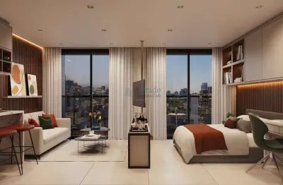 Apartamento à venda, 22 m² privativos, 1 dormitório, bigorrilho, curitiba, pr