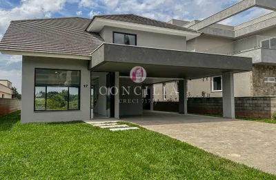 Casa em condomínio com 3 suítes - santa felicidade - curitiba/pr