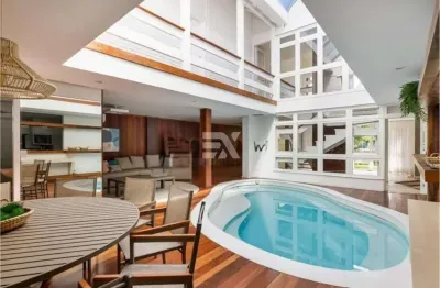 Casa com 5 quartos à venda na avenida dos búzios, 1649, jurerê internacional, florianópolis por r$ 7.850.000