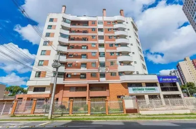 Apartamento com 1 dormitório à venda , sacada com churrasqueira e garagem coberta - jardim botânico - curitiba/pr