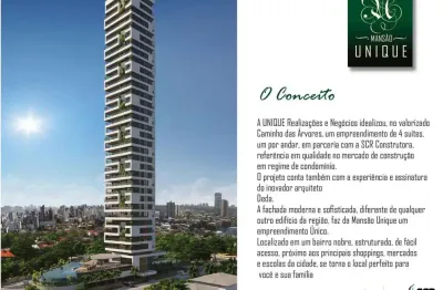 Apartamento para venda em salvador, caminho das árvores, 4 dormitórios, 4 suítes, 5 banheiros, 4 vagas