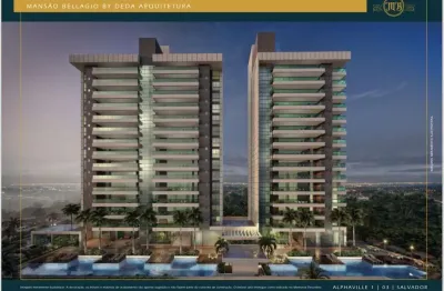 Apartamento para venda em salvador, alphaville i, 4 dormitórios, 3 suítes, 5 banheiros, 2 vagas