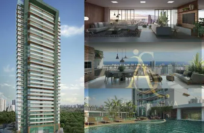 Apartamento para venda em salvador, caminho das árvores, 4 dormitórios, 4 suítes, 5 banheiros, 4 vagas