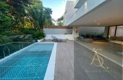Casa em condomínio para venda em salvador, alphaville i, 4 dormitórios, 3 suítes, 5 banheiros, 4 vagas