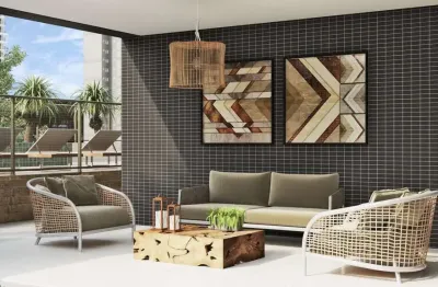 Apartamento para venda em joão pessoa, bessa, 3 dormitórios, 2 suítes, 1 banheiro, 2 vagas