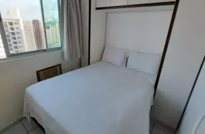 Apartamento mobiliado para locação em joão pessoa, tambaú, 1 dormitório, 1 banheiro, 1 vaga