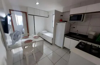 Apartamento mobiliado para venda em joão pessoa, tambaú, 1 dormitório, 1 banheiro, 1 vaga