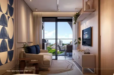 Apartamento para venda em joão pessoa, bessa, 3 dormitórios, 1 suíte, 1 banheiro, 2 vagas