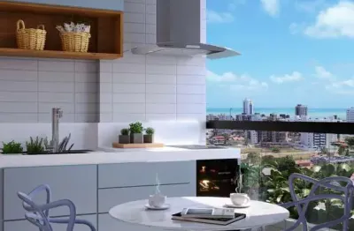 Apartamento alto padrão para venda em joão pessoa, jardim oceania, 2 dormitórios, 1 suíte, 1 banheiro, 1 vaga