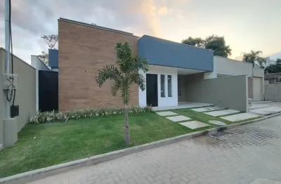 Casa linear com 3 quartos (1 suíte) em condomínio fechado – rio da prata, campo grande