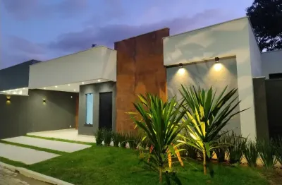Casa linear 3qs contemporânea nova - condomínio no rio da prata