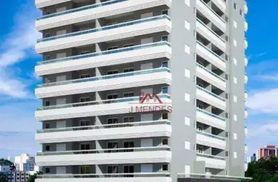 Apartamento residencial à venda, guilhermina, praia grande - ap0494.