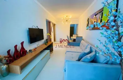 Apartamento residencial à venda, caiçara, praia grande - ap1282.