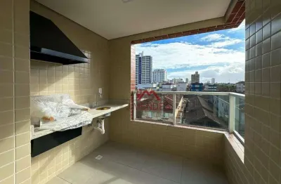 Apartamento com 2 dormitórios à venda, 63 m² por r$ 450.000 - aviação - praia grande/sp