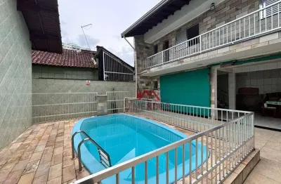 Casa com 5 dormitórios à venda, 300 m² por r$ 1.100.000,00 - aviação - praia grande/sp