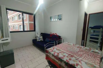 Apartamento com 1 dormitório à venda, 40 m² por r$ 295.000,00 - aviação - praia grande/sp