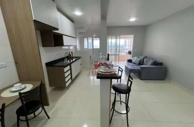 Apartamento com 2 dormitórios à venda, 84 m² por r$ 600.000 - aviação - praia grande/sp