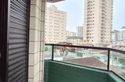 Apartamento com 1 dormitório à venda, 74 m² por r$ 345.000,00 - tupi - praia grande/sp
