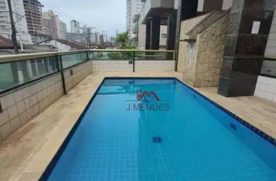 Apartamento com 2 dormitórios à venda, 70 m² por r$ 375.000,00 - aviação - praia grande/sp