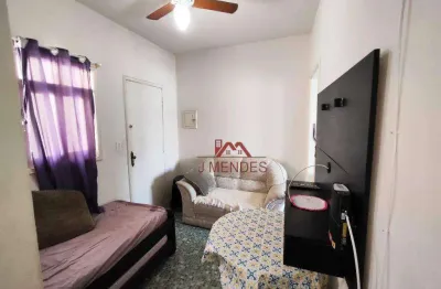 Apartamento com 1 dormitório à venda, 35 m² por r$ 215.000,00 - tupi - praia grande/sp