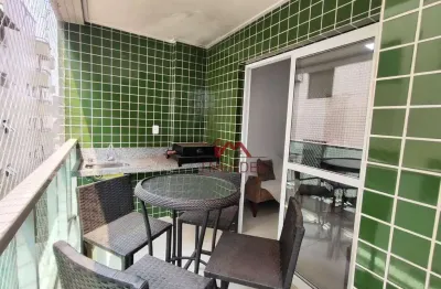 Apartamento com 2 dormitórios à venda, 65 m² por r$ 480.000 - canto do forte - praia grande/sp