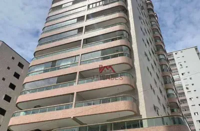 Apartamento com 3 dormitórios à venda, 132 m² por r$ 930.000,00 - aviação - praia grande/sp