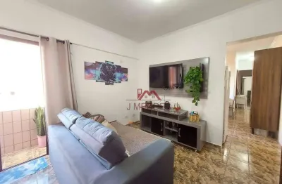Apartamento com 2 dormitórios à venda, 76 m² por r$ 299.000,00 - tupi - praia grande/sp