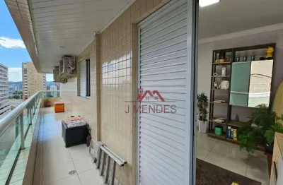 Apartamento com 3 dormitórios à venda, 134 m² por r$ 870.000,00 - vila guilhermina - praia grande/sp