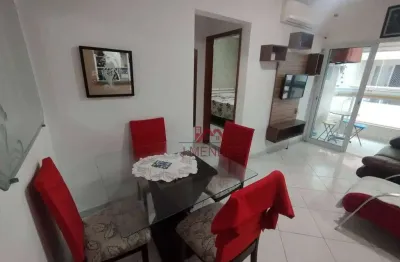 Apartamento com 1 dormitório à venda, 43 m² por r$ 340.000,00 - aviação - praia grande/sp