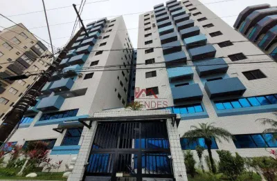 Apartamento com 1 dormitório à venda, 53 m² por r$ 275.000,00 - aviação - praia grande/sp