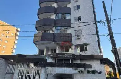 Apartamento com 2 dormitórios à venda, 71 m² por r$ 390.000,00 - vila guilhermina - praia grande/sp