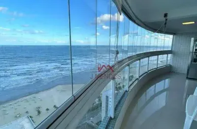 Apartamento com 4 dormitórios, 194 m² - venda por r$ 1.900.000,00 ou aluguel por r$ 11.850,00/mês - aviação - praia grande/sp