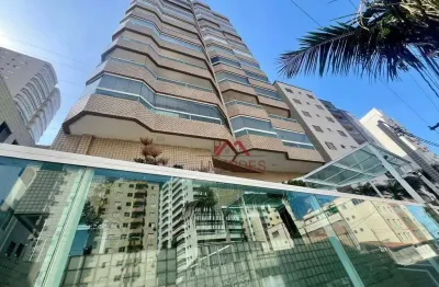 Apartamento com 1 dormitório à venda, 54 m² por r$ 299.000 - aviação - praia grande/sp