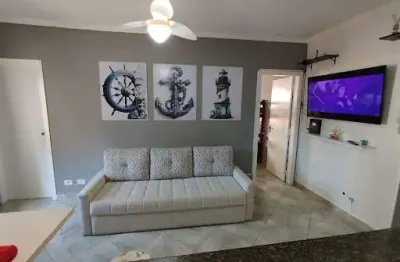 Apartamento com 2 dormitórios à venda, 50 m² por r$ 277.000,00 - aviação - praia grande/sp