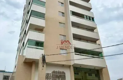 Apartamento com 2 dormitórios à venda, 74 m² por r$ 440.000,00 - vila tupi - praia grande/sp