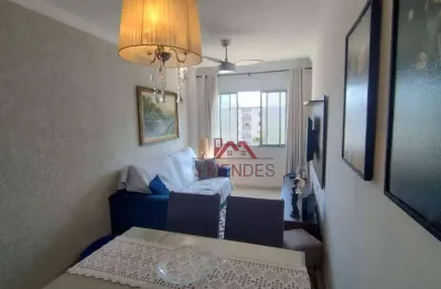 Apartamento com 1 dormitório à venda, 47 m² por r$ 230.000,00 - aviação - praia grande/sp