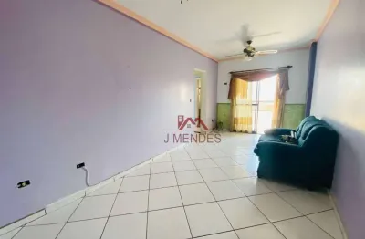 Apartamento com 2 dormitórios para alugar, 70 m² por r$ 3.000,02/mês - cidade ocian - praia grande/sp