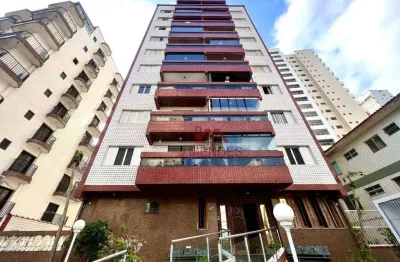 Apartamento com 1 dormitório à venda, 46 m² por r$ 260.000,00 - aviação - praia grande/sp