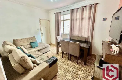 Apartamento à venda, 70 m² por r$ 350.000,00 - embaré - santos/sp