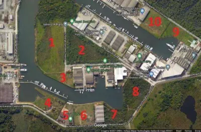 Terreno à venda, 5000 m² por r$ 4.000.000,00 - cing - guarujá/sp