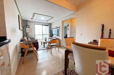 Apartamento com 2 dormitórios à venda, 66 m² por r$ 810.000,00 - boqueirão - santos/sp