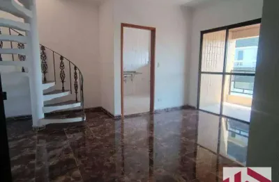 Cobertura à venda, 151 m² por r$ 1.045.000,00 - aparecida - santos/sp