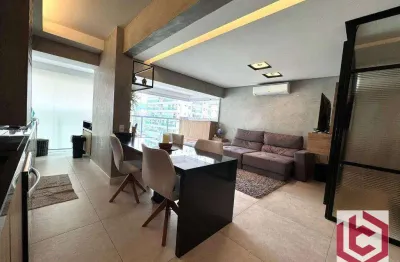 Apartamento à venda, 55 m² por r$ 690.000,00 - ponta da praia - santos/sp